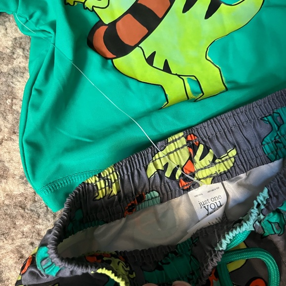 NWOT Carter’s Just One You 6m Dinosaur Bathing Suit - Picture 2 of 3